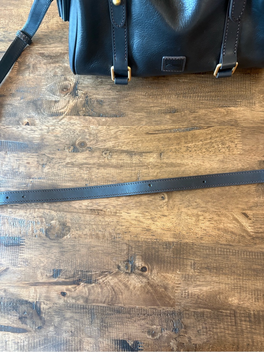 Dooney & Bourke Florentine Satchel in Black Black - Picture 8 of 8